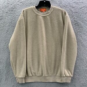 Negative Space Sweater Mens Medium Top Beige
